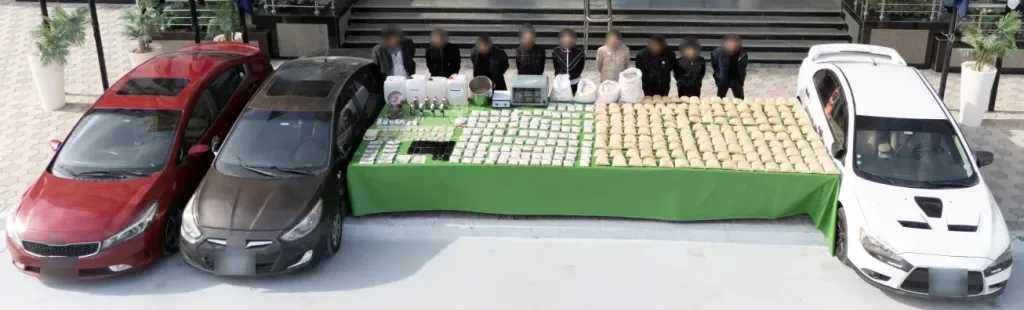 ضبط تشكيل عصابي بمحاولة تهريب مخدرات بقيمة 240 مليون جنيه