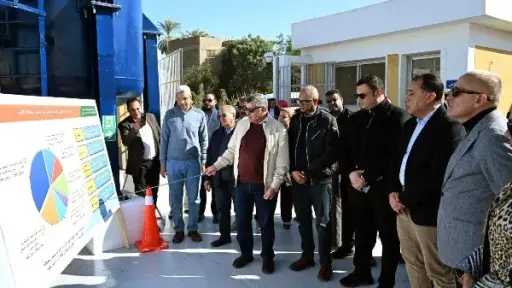 رئيس الوزراء يتفقد محطة رفع صرف صحي الرياينة بمركز أرمنت بالأقصر