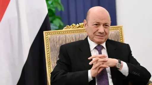 اليمن.. العليمي يدعو الانتقالي إلى الحوار ويشيد بالدور... اليمن.. العليمي يدعو الانتقالي إلى الحوار ويشيد بالدور السعودي في دعم السلام