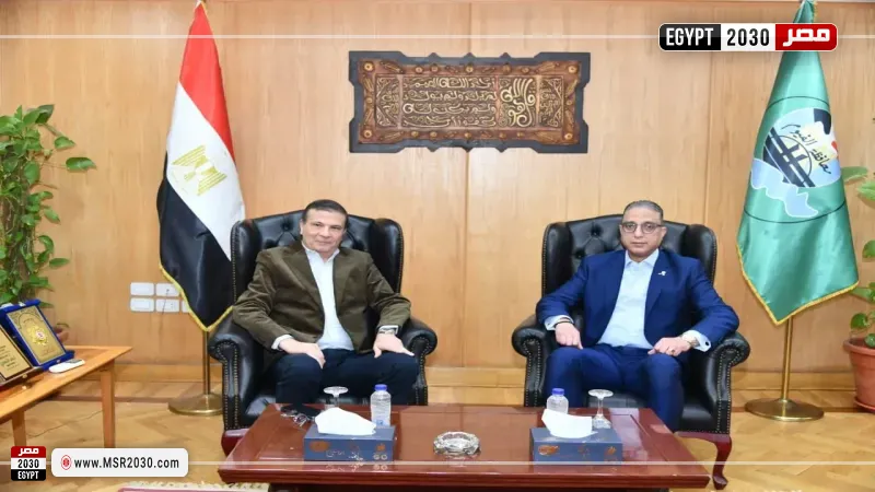 محافظ الفيوم ووزير الزراعة