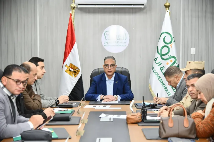 محافظ الفيوم يتابع انتخابات مجلس النواب