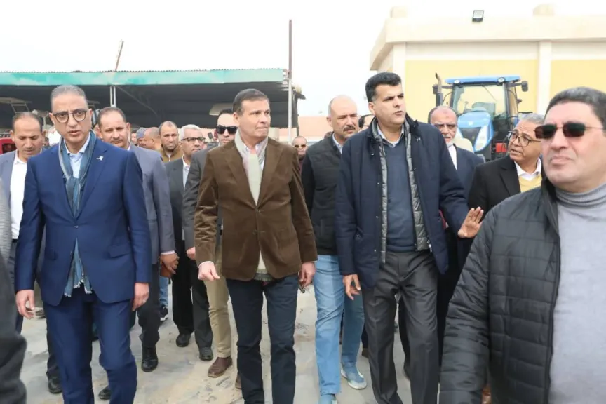 وزير الزراعة ومحافظ الفيوم