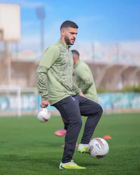 بعد انضمامه رسميا.. حامد حمدان يشارك في تدريبات بيراميدز