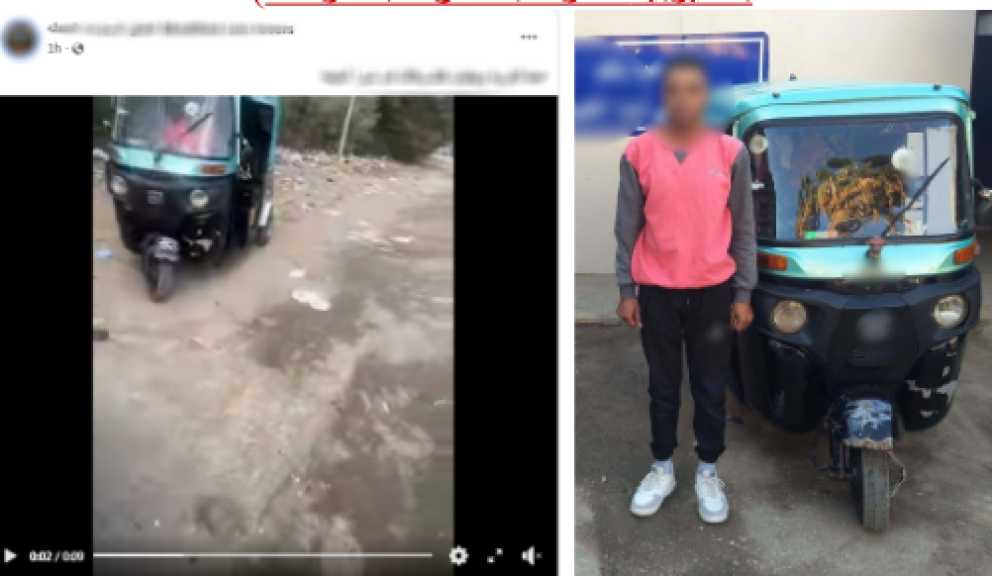 خلاف على أولوية المرور ينتهى بحادث تصادم وتهديد قائد سيارة بشبرا الخيمة