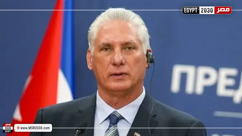  الرئيس الكوبي ميغيل دياز كانيل