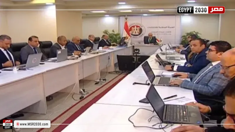 غرفة العمليات المركزية بالهيئة الوطنية للانتخابات