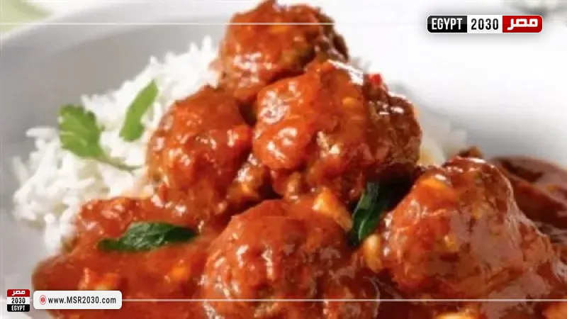 طريقة عمل الكفتة بالصلصة
