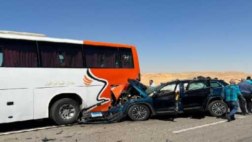 21 مصابًا في حادث تصادم أتوبيس وسيارة ملاكي بالساحل الشمالي
