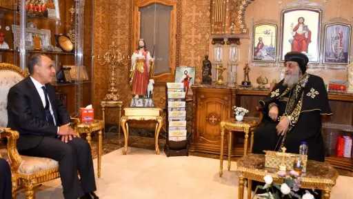 وزير الخارجية يهنئ قداسة البابا تواضروس الثاني بمناسبة عيد الميلاد المجيد