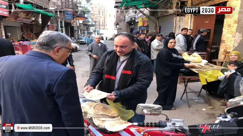 محافظ الدقهلية يتفقد مخابز الدقهلية