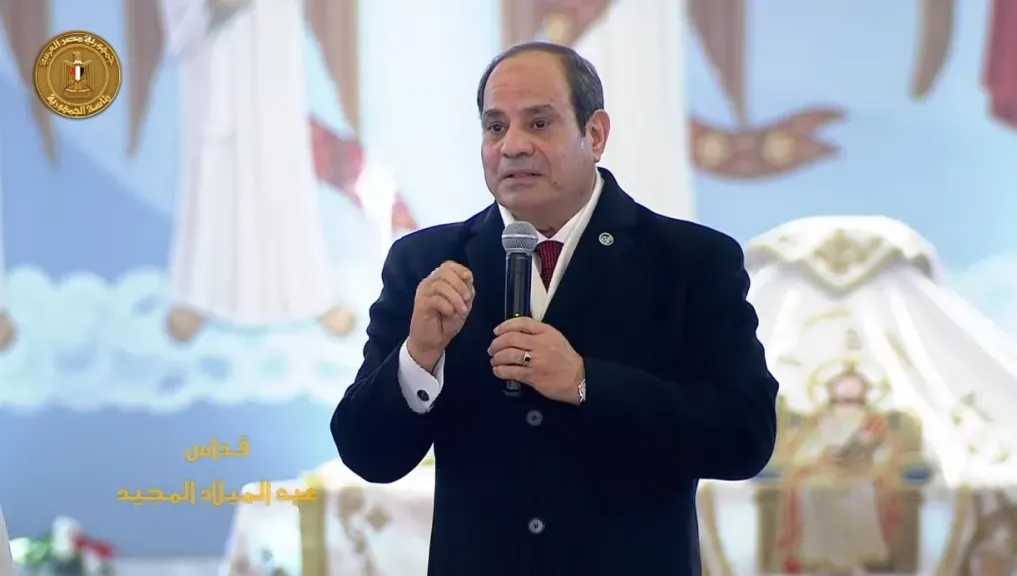 الرئيس السيسي: أدعو المصريين إلى الوحدة وأن يكونوا على قلب رجل واحد