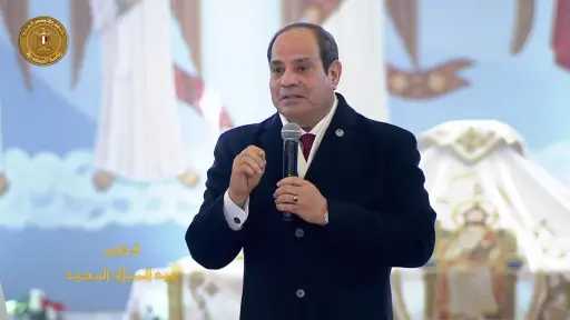 الرئيس السيسي: أدعو المصريين إلى الوحدة وأن يكونوا على قلب رجل واحد
