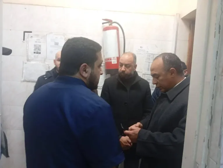 نائب المحافظ يزور مستشفى صدر المنيا