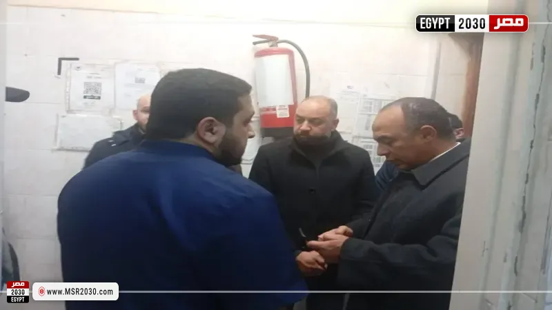 نائب المحافظ يزور مستشفى صدر المنيا