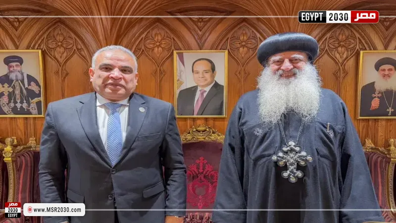 رئيس جامعة طنطا يؤكد للأنبا بولا 