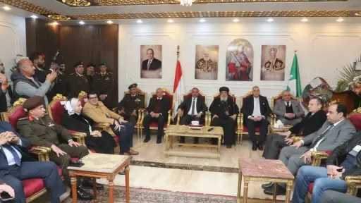 محافظ الشرقية يزور مطرانية فاقوس لتهنئة المسيحيين بعيد... محافظ الشرقية يزور مطرانية فاقوس لتهنئة المسيحيين بعيد الميلاد