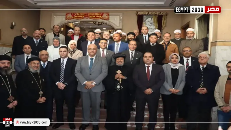 محافظ القليوبية ومدير الأمن يقدمان التهنئة بعيد الميلاد