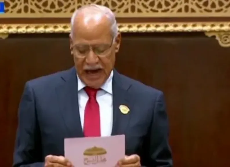 النائب محمد أبو العلا رئيس حزب العربي الناصري وعضو مجلس الشيوخ