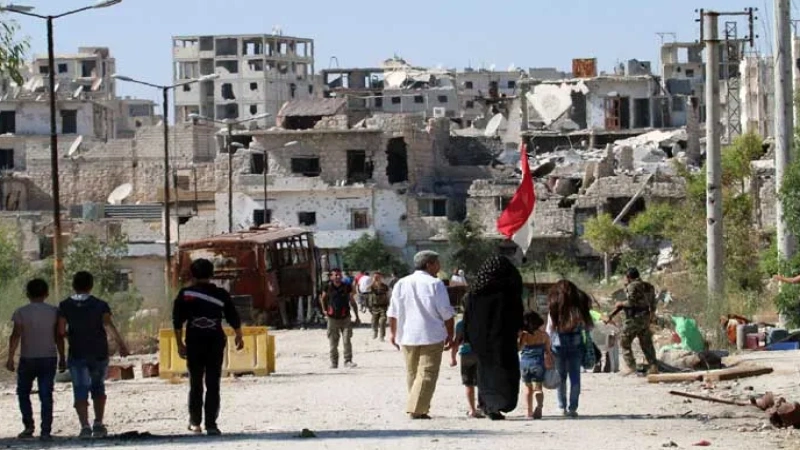 نزوح سكان حلب