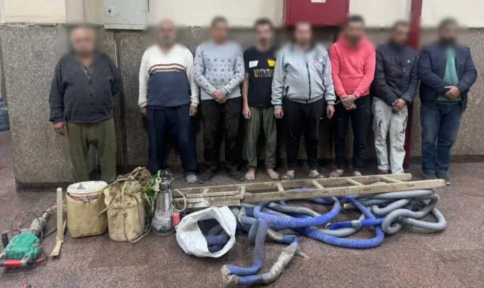 ضبط 8 أشخاص لتنقيب غير مشروع عن الآثار بالسيدة زينب