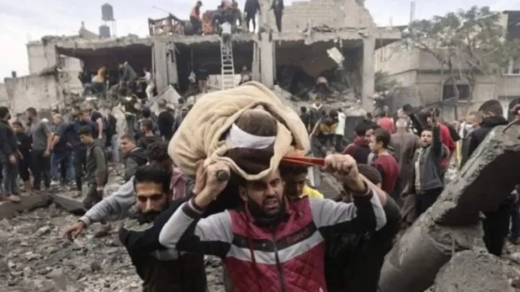 قصف إسرائيلي على غزة