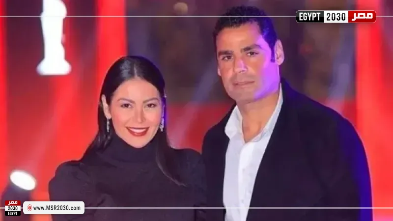 لقاء الخميسي وزوجها 