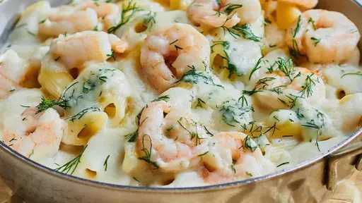 طريقة عمل المكرونة بالجمبري