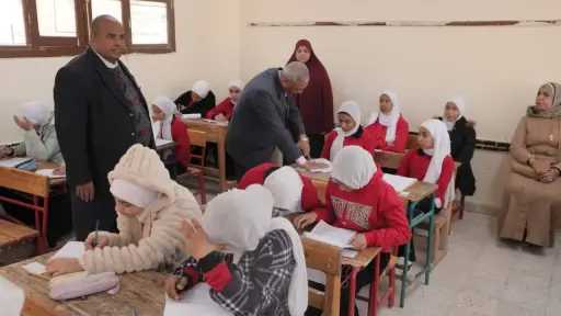 محافظ الوادي الجديد: انطلاق امتحانات الفصل الدراسي الأول لصفوف النقل بالتعليم العام والفني