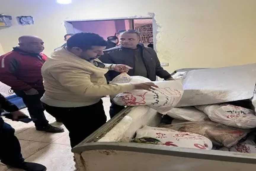 محافظة الجيزة تضبط 75 طن مصنعات لحوم ودواجن فاسدة خلال شهر