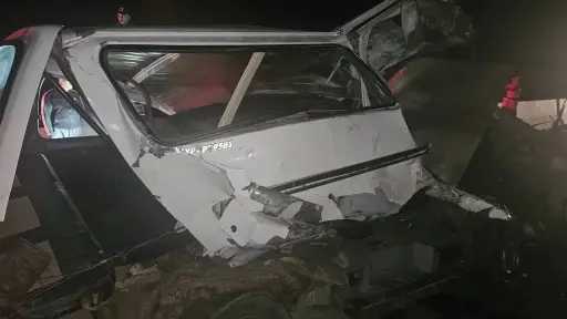 مصرع شخصين وإصابة 10 آخرين في تصادم مروع بطريق بورسعيد–المنزلة