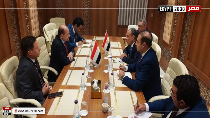 وزير الخارجية ونظيره اليمني