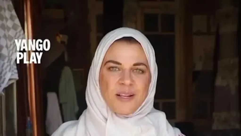 منى هلا بالحجاب من كواليس «بطل العالم»