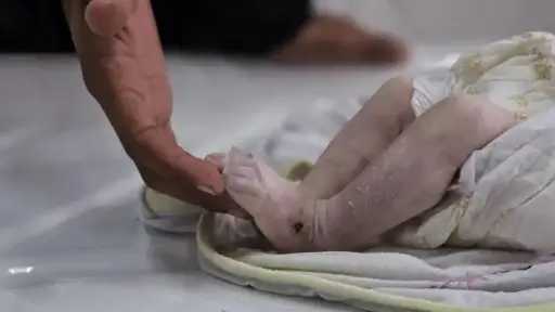 صحة غزة تعلن وفاة طفلين نتيجة البرد الشديد