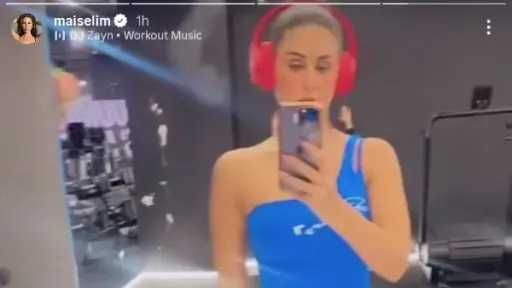 مي سليم تتألق برشاقتها في أحدث ظهور من الجيم