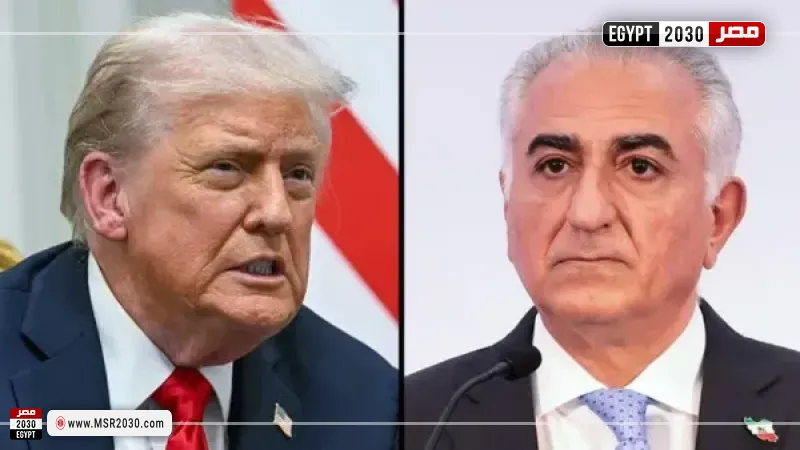 رضا بهلوي و ترامب