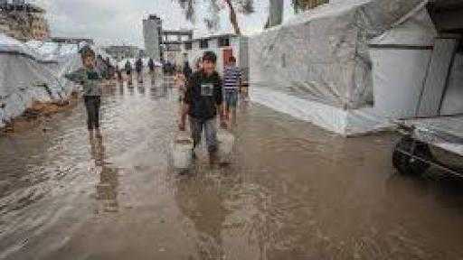 الأمم المتحدة تحذر من تدهور الوضع الإنساني في غزة مع استمرار العواصف والبرد القارس