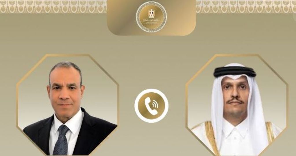 وزير الخارجية ونظيره القطري