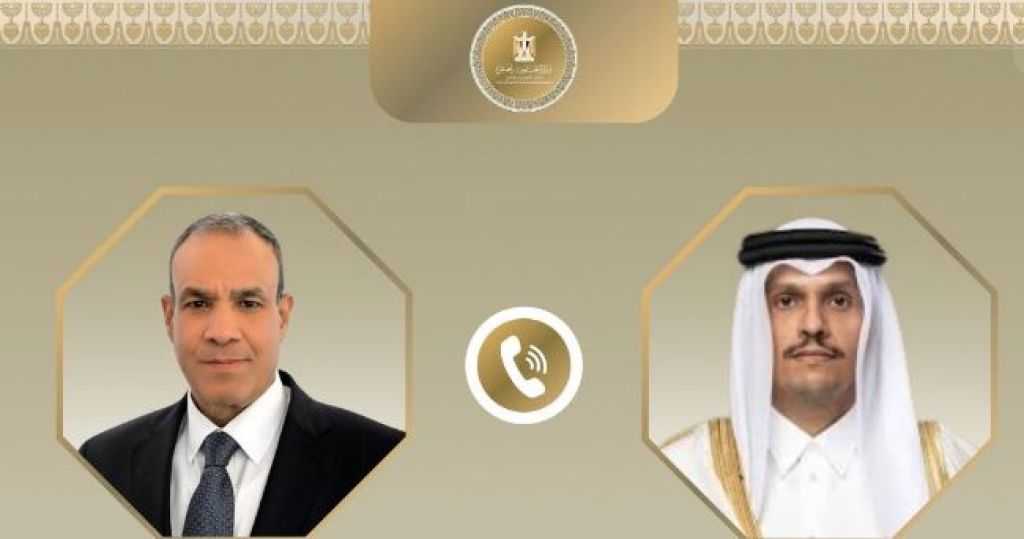 وزير الخارجية ونظيره القطري يبحثان الجهود الحثيثة للدفع قدمًا بتنفيذ استحقاقات المرحلة الثانية من خطة ترامب بشأن غزة