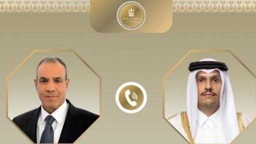 وزير الخارجية ونظيره القطري يبحثان الجهود الحثيثة للدفع قدمًا بتنفيذ استحقاقات المرحلة الثانية من خطة ترامب بشأن غزة
