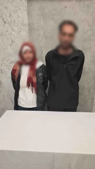 المتهم وزوجته 