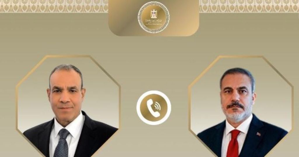 وزير الخارجية ونظيره التركي