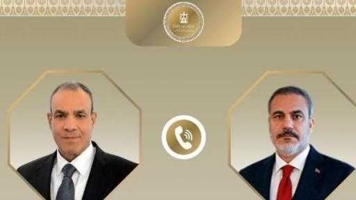 عبد العاطي ونظيره التركي يؤكدان أهمية تضافر الجهود لتثبيت وقف إطلاق النار في غزة