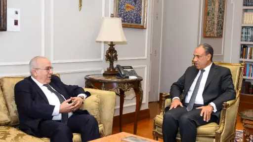 وزير الخارجية يلتقي المبعوث الأممي للسودان ويستعرض الموقف المصري من التطورات في السودان