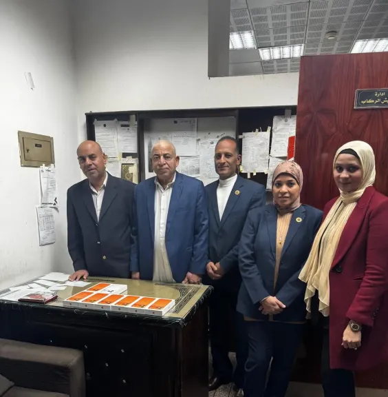 مسئولو الجمارك بمطار الأقصر الدولي