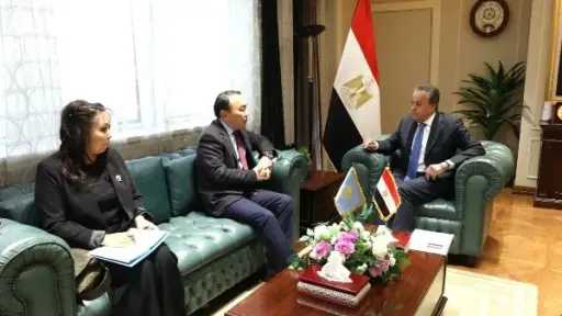 وزير الصحة يستقبل سفير كازاخستان لبحث التعاون في تكنولوجيا تصنيع الأدوية