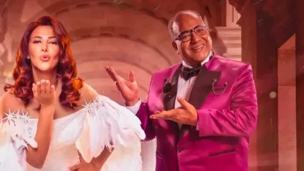 بيومي فؤاد يروج لمسرحية انستونا