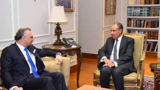 وزير الخارجية يستقبل كبير مستشاري الرئيس الأمريكي للشئون... وزير الخارجية يستقبل كبير مستشاري الرئيس الأمريكي للشئون العربية والأفريقية