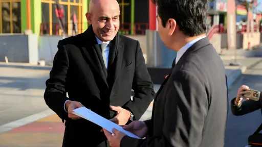 وزير التعليم يصطحب نظيره اليابانى لتفقد محور شينزو آبى