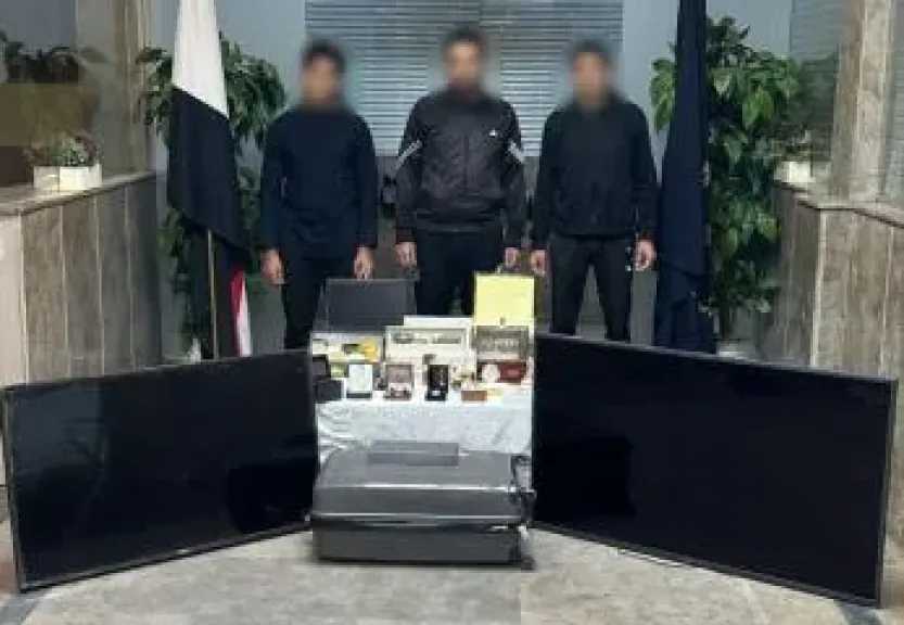 ضبط تشكيل عصابي لسرقة العقارات فى لتجمع الأول