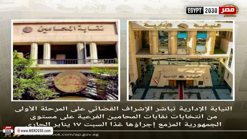 النيابة الإدارية تشرف على انتخابات نقابات المحامين الفرعية 